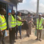 Sensibilisation à Abobo précisément au rond-point ANADOR.