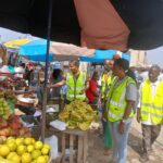 SENSIBILISATION DES COMMERÇANTS DANS LA ZONE DE L'ANCIEN CAMP MILITAIRE D'AKOUÉDO (PAYS PERDU) DANS LA COMMUNE DE COCODY