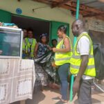 Sensibilisation des ménages et des commerçants dans les Quartiers de Sans Loi et de Gbagba dans la commune de Bingervill
