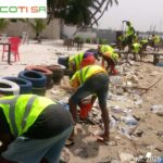 Le Jeudi 02 avril 2026, dans le cadre du programme spécial de traitement des berges et abords lagunaires, ECOTI SA a eng